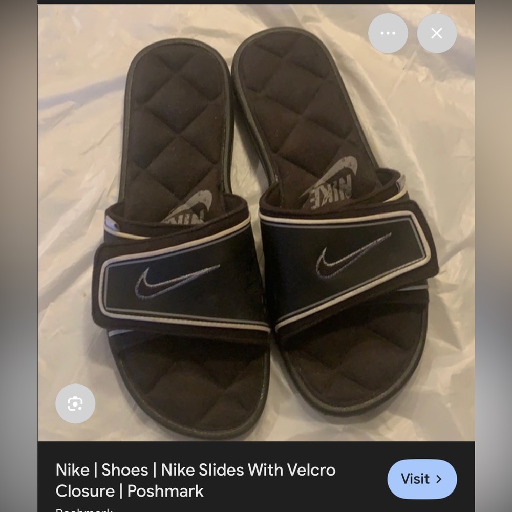 LOOKING FOR!!! Nike slides with Velcro